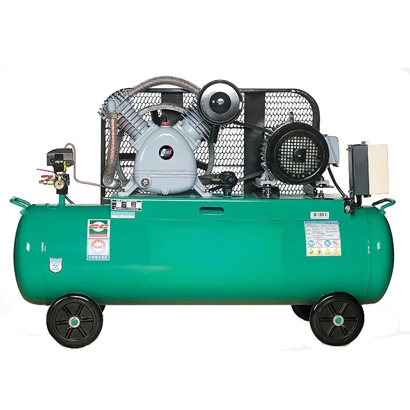

Piston Compressor Shop Two Stage Air Compressor High Pressure General Single Phase Heavy Portable Air Compressor for Garage