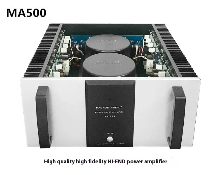 AMXEKR MA500 500w*2 Stereo 2.0 Class A Power Amplifier with High Power RCA Balanced XLR High-end Amp HIFI Amplifier Audio