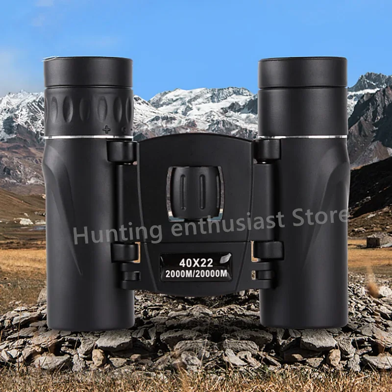 40X22 High-definition Powerful Binoculars Remote Folding Mini Telescope FMC Optical Hunting Sports Outdoor Camping Trip