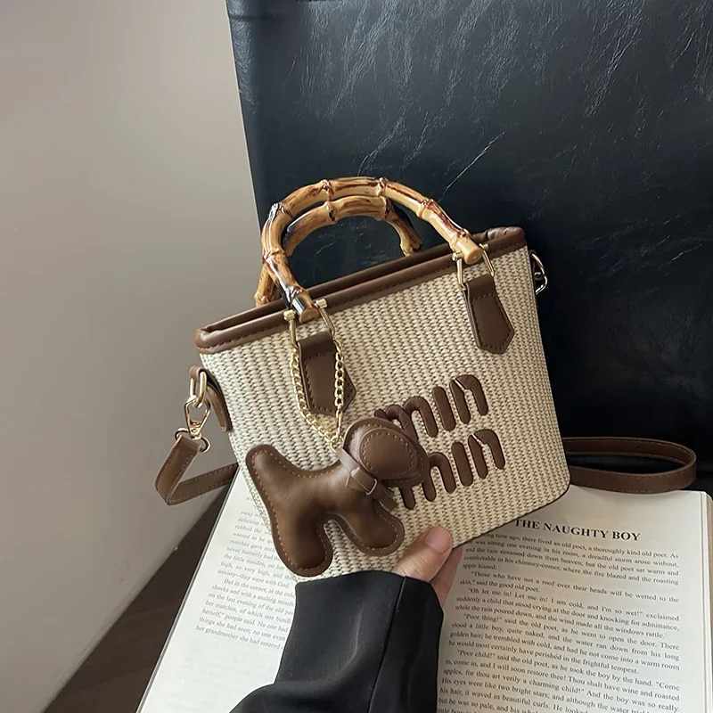 حقيبة كروس جلدية كلاسيكية عالية الجودة للنساء حقيبة ركاب كاجوال أنيقة فاخرة مع شعار الرسالة #4