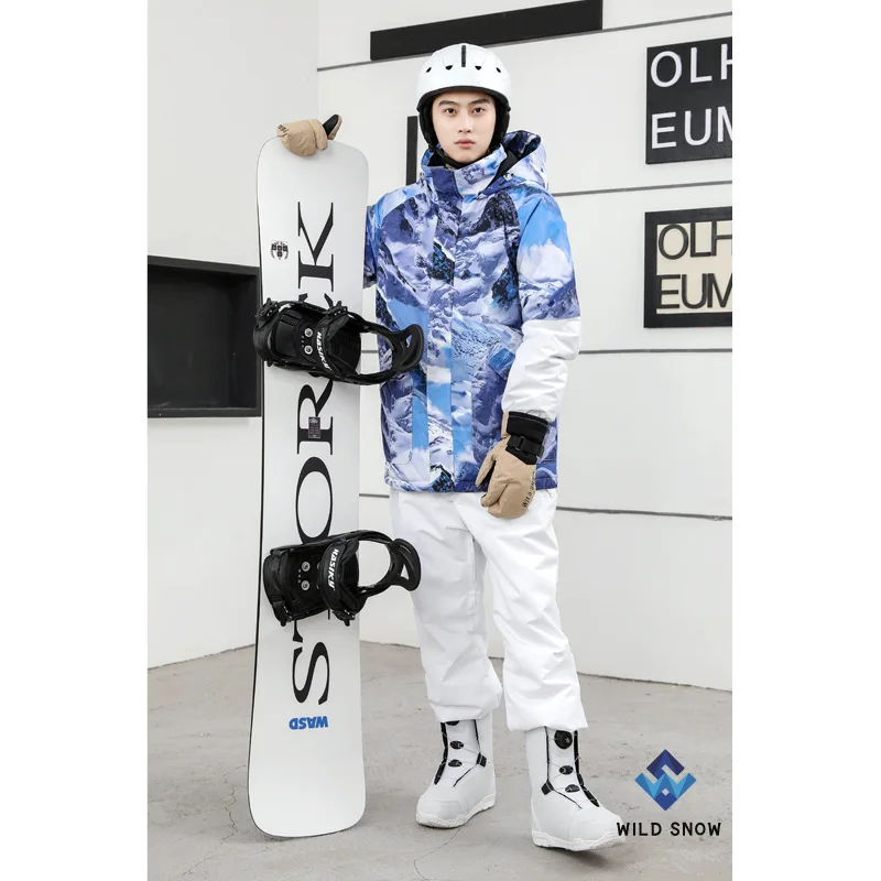 Winter Outdoor Adult Men Women Ski Suits Windproof Warm Breathable Warm Durable Snow Sports Snowboard Jacket Pants Set