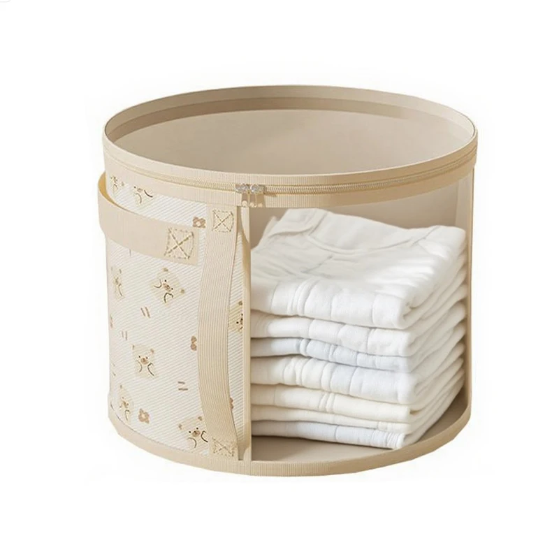 Secchio per pannolini per bambini 42 * 28 cm Cestino per organizer per vestiti per cambio pannolini di grande capacità Secchi portaoggetti stampati per cartoni animati per bambini