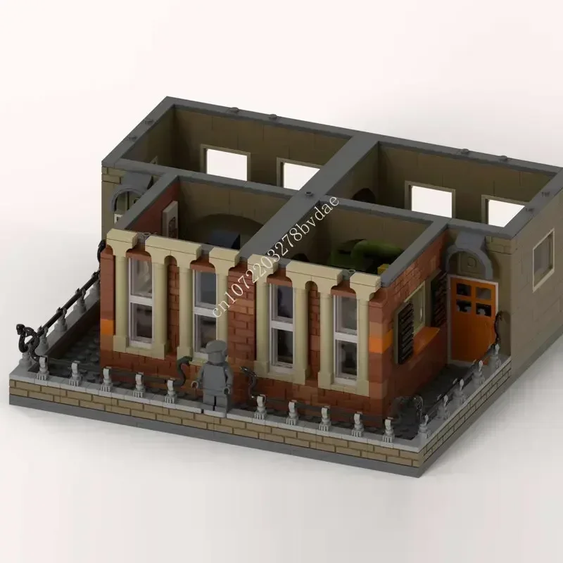 3943PCS MOC Modulaire Diensten Cultuur Gebouw street view Model Bouwstenen Technologie Bricks DIY Creatieve Montage Speelgoed Cadeau