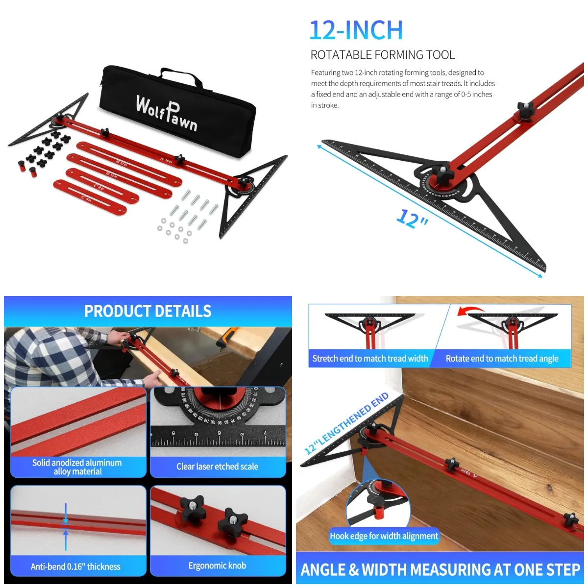 

Инструмент для шаблона протектора лестницы, приспособление для измерения лестницы для разметки ступеней