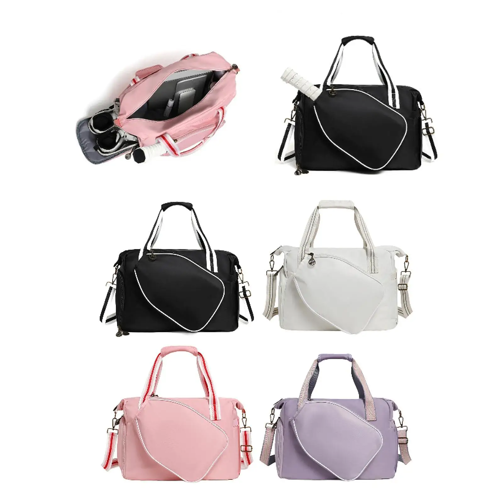 

Pickleball Racket Storage Bag Zipper Closure Pickleball Racquet Carrier