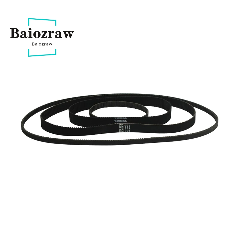 MXL Close Loop Timing Belt B127/B/B130/B138/B140/B144/B150/B160/B126/B187/B230/B347 Teeth Width 6mm Gear Rubber Synchronous Belt