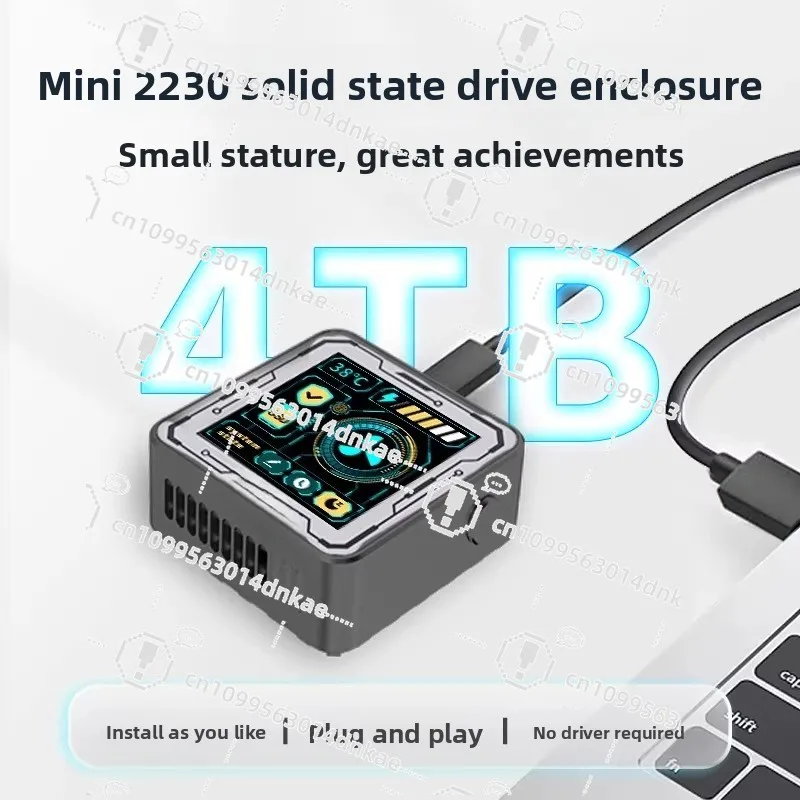 NVMe 2230 Hard Disk Case M.2 Solid State Box Mobile Solid State Drive Case Mobile Phone PC External Mobile Storage