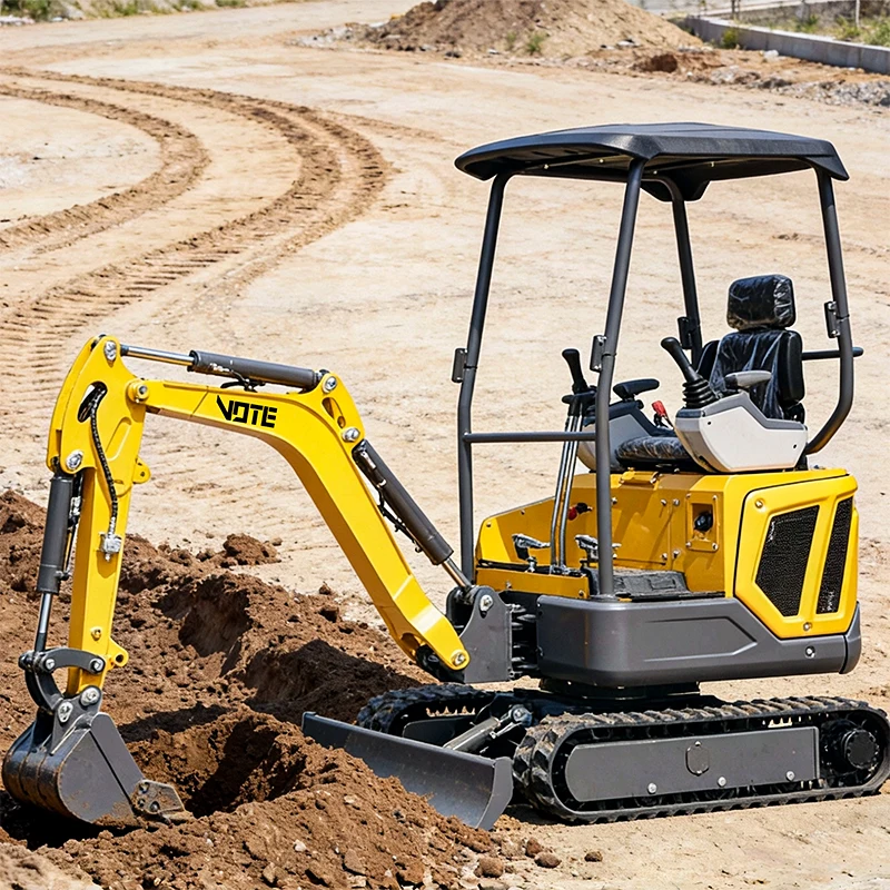 Envío Gratis, miniexcavadora de 1,6 toneladas, motor de 2 toneladas y 1 tonelada, precios de excavadora pequeña para uso doméstico y agrícola