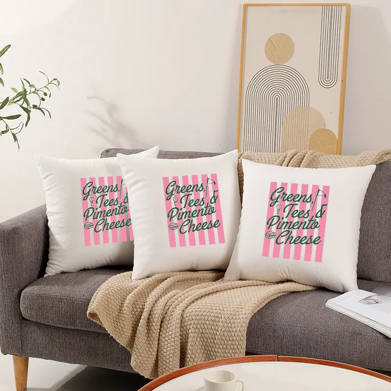 

Masters Inspired National Golf Club Gifts Printed Pillow Case Sofa Car Office Room Decoration Protector 100% Cotton Fashion