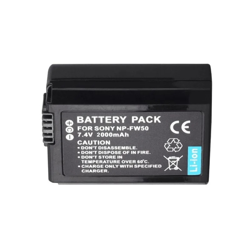 Pour SONY np-fw50 distillé FW50 Caméra Batterie Pour Sony Alpha a6500 a6300 a6000 a5000 a3000 NEX-3 a7R a7S NEX-7 NEX-3D NEX-3K NEX-5R