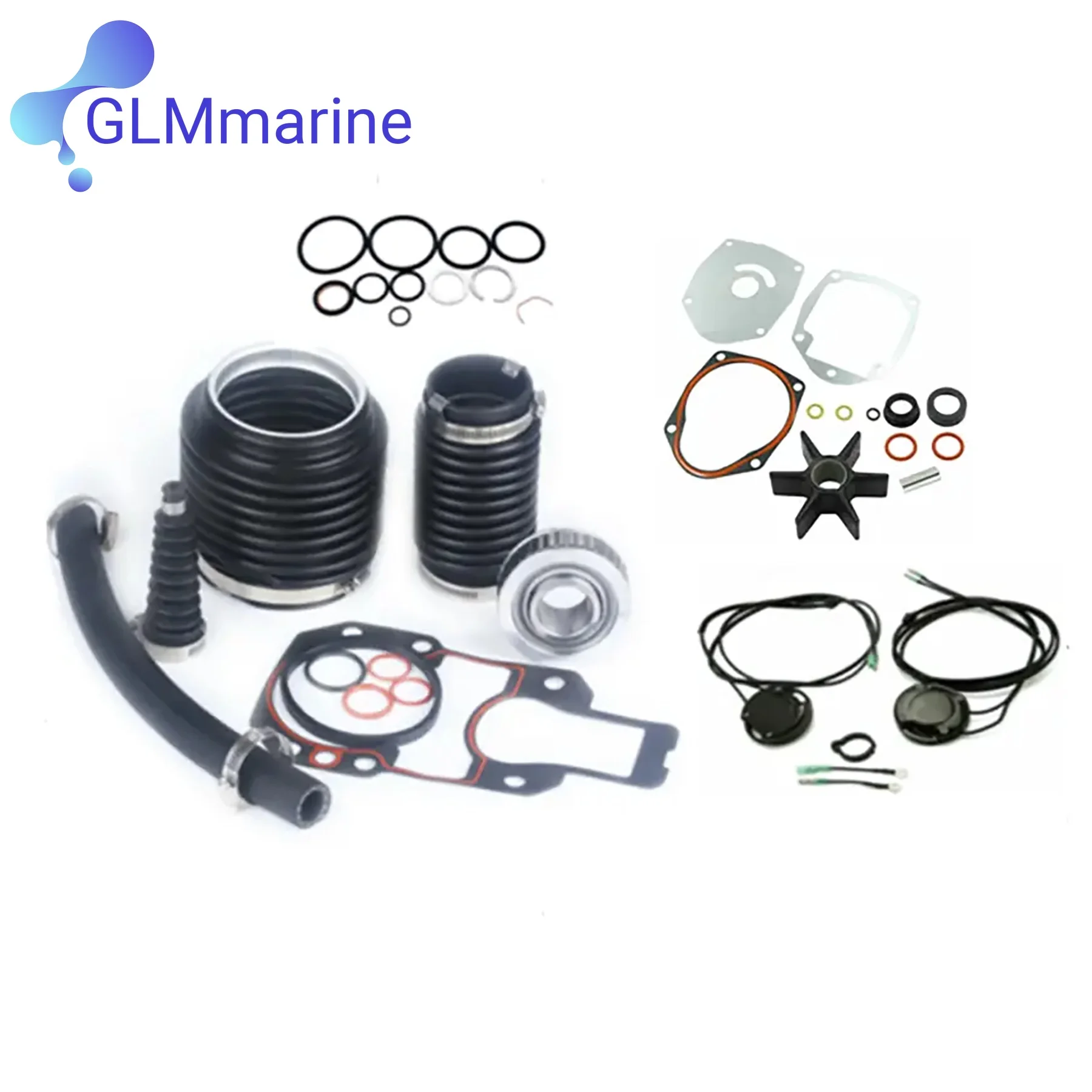 For MerCruiser Alpha one Gen 2 Sterndrive Engines 30-803099T1 Transom Seal Bellows Kit 47-43026T8 805130A2 25-87400A2