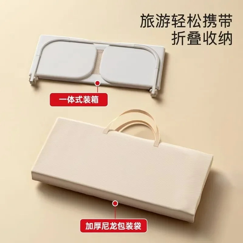 Crib Fence Multi‑Function Portable No‑Installation Travel Cot Middle Bed Anti‑Drop