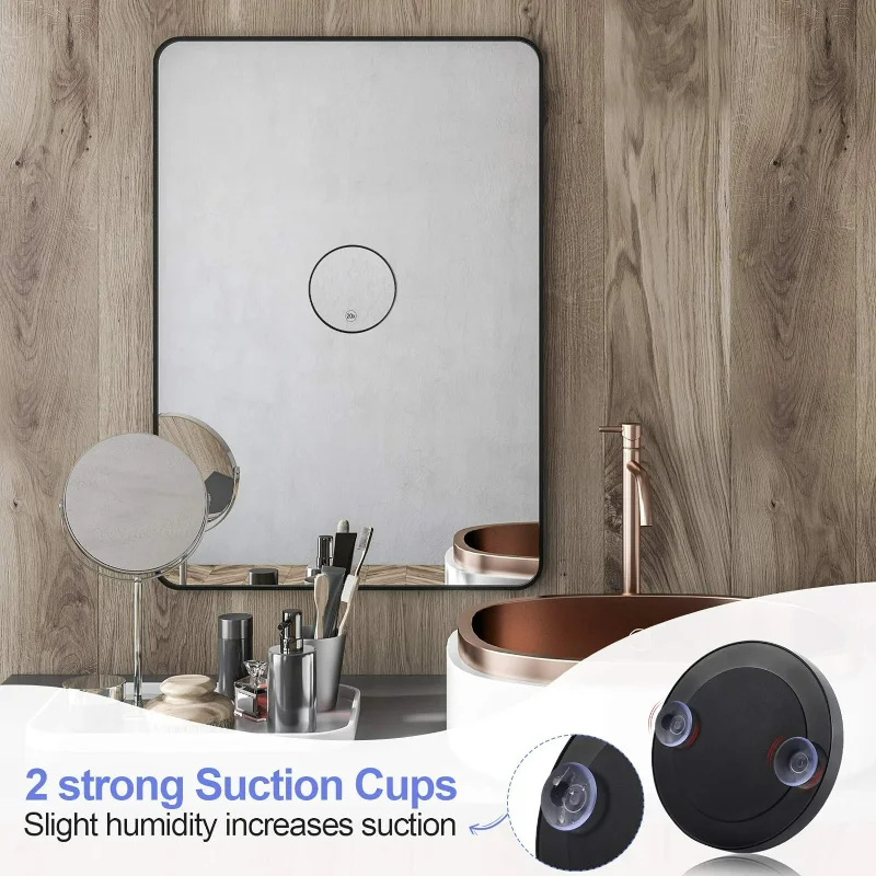 

5 Pack Portable 20x Magnifying Makeup Mirrors - Travel and Bathroom Use Non reversible mirror Espejos para maquillaje Espelho