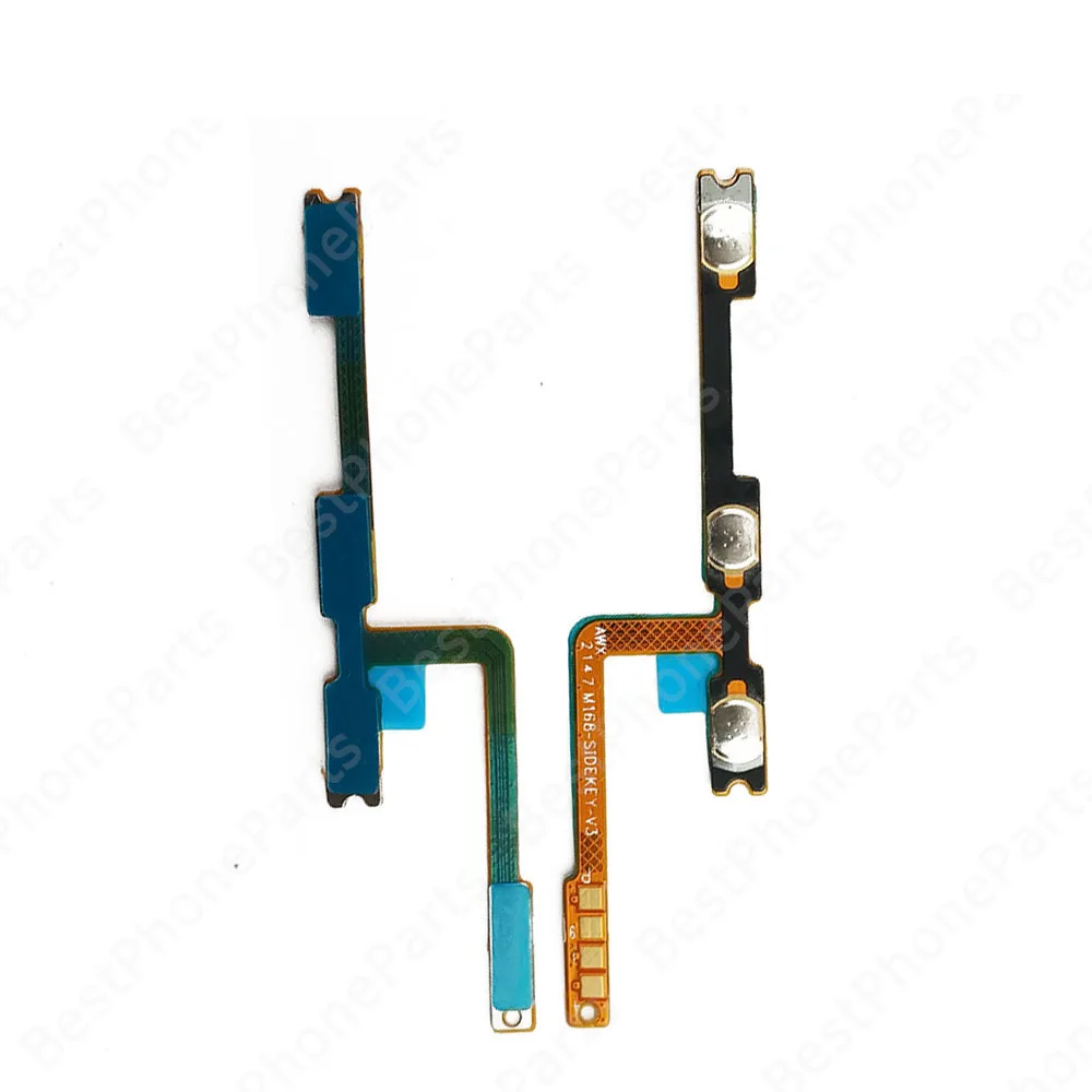 Power On Off Mute Flex Cable For Samsung Galaxy A13 A23 A33 A53 A73 5G A03 Core A03s Key Side Button Volume Replacement