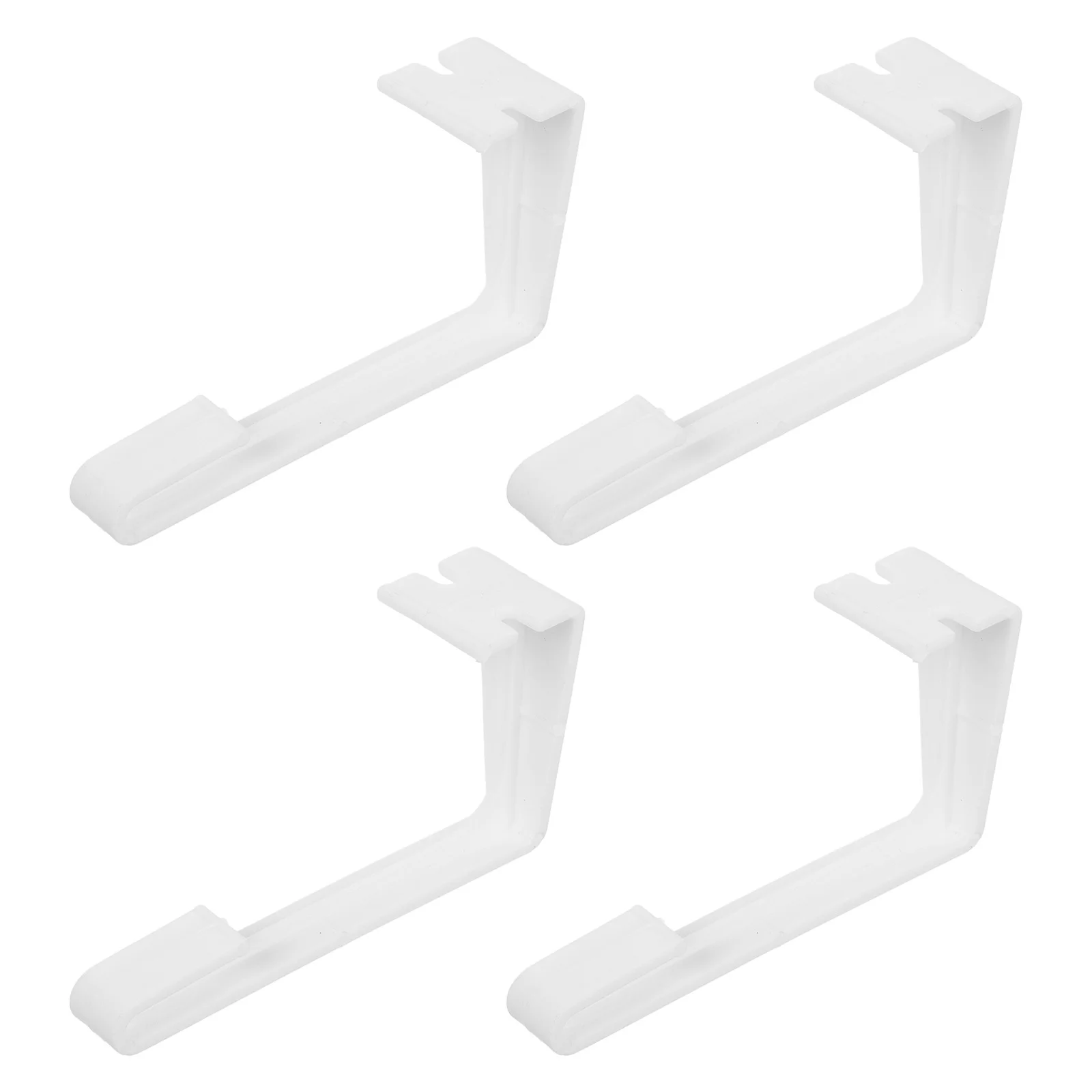 

4Pcs Rv Interior Curtain Clips White Hold Downs for Camper Windows Easy Install Retaining Fasteners Window Covering Tie Backs