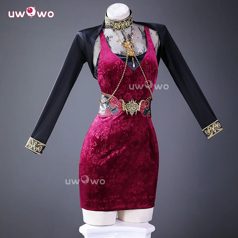 

UWOWO Collab Series: Game Adaa Velvet Dress Cosplay Costume S-2XL Halloween Costume