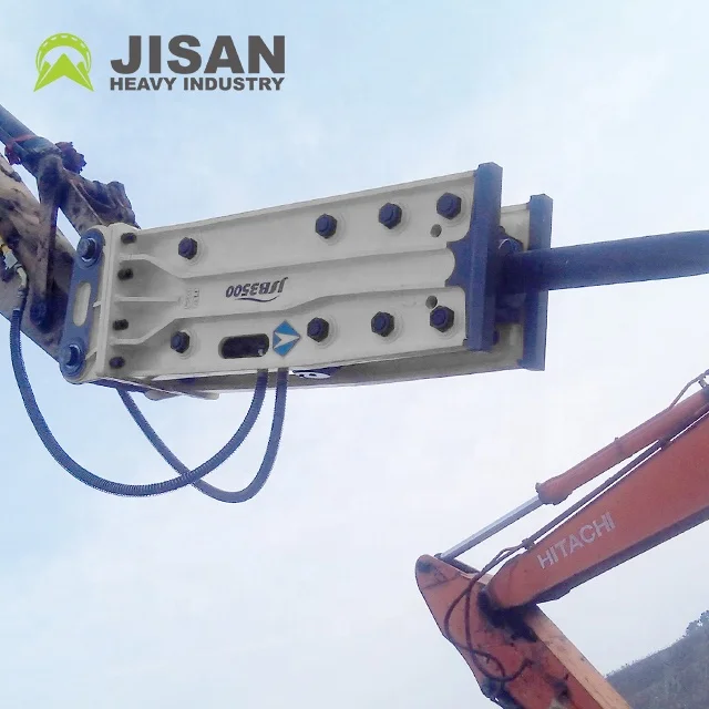 مطرقة الصخور للحفارة Komac Tor 26S، قواطع هيدروليكية 12 شهرًا 18-26 طن توفر 130-170 لتر/دقيقة JSB1900 140 مم 160-180 كجم/سم2