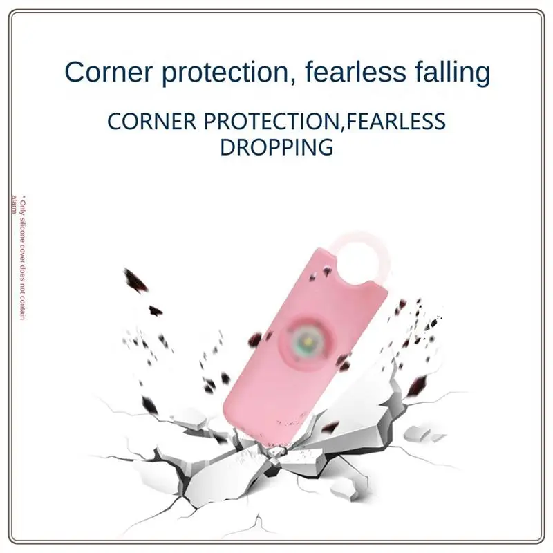 موثوقة - مناسبة لـ She's Birdie Alarm غطاء حماية من السيليكون مضاد للسقوط، أسود متين، مناسب لـ She's Bi