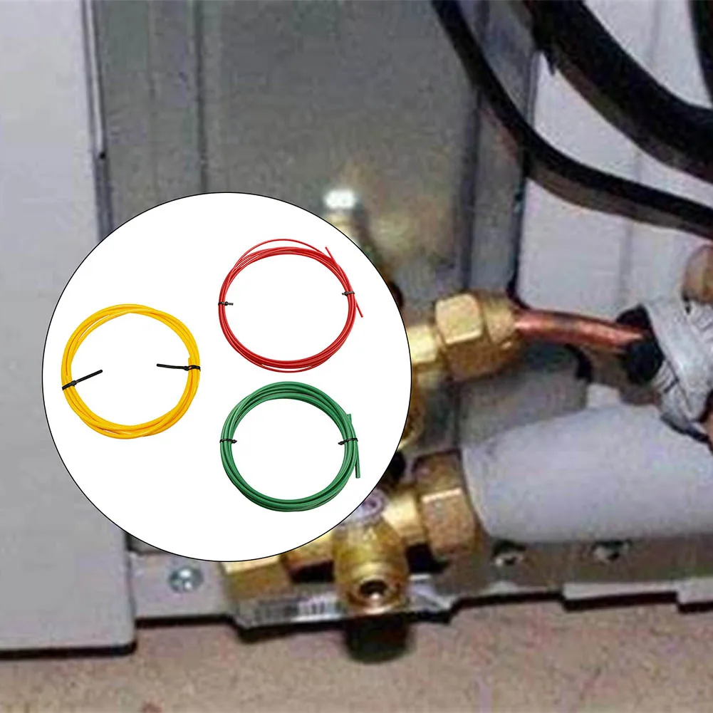 

3 шт./компл., защита для медных труб переменного тока CT-205, полиэтиленовая пластиковая защита для изгиба, недеформируемая, 1/4 дюйма, 3/8 дюйма, 1/2 дюйма