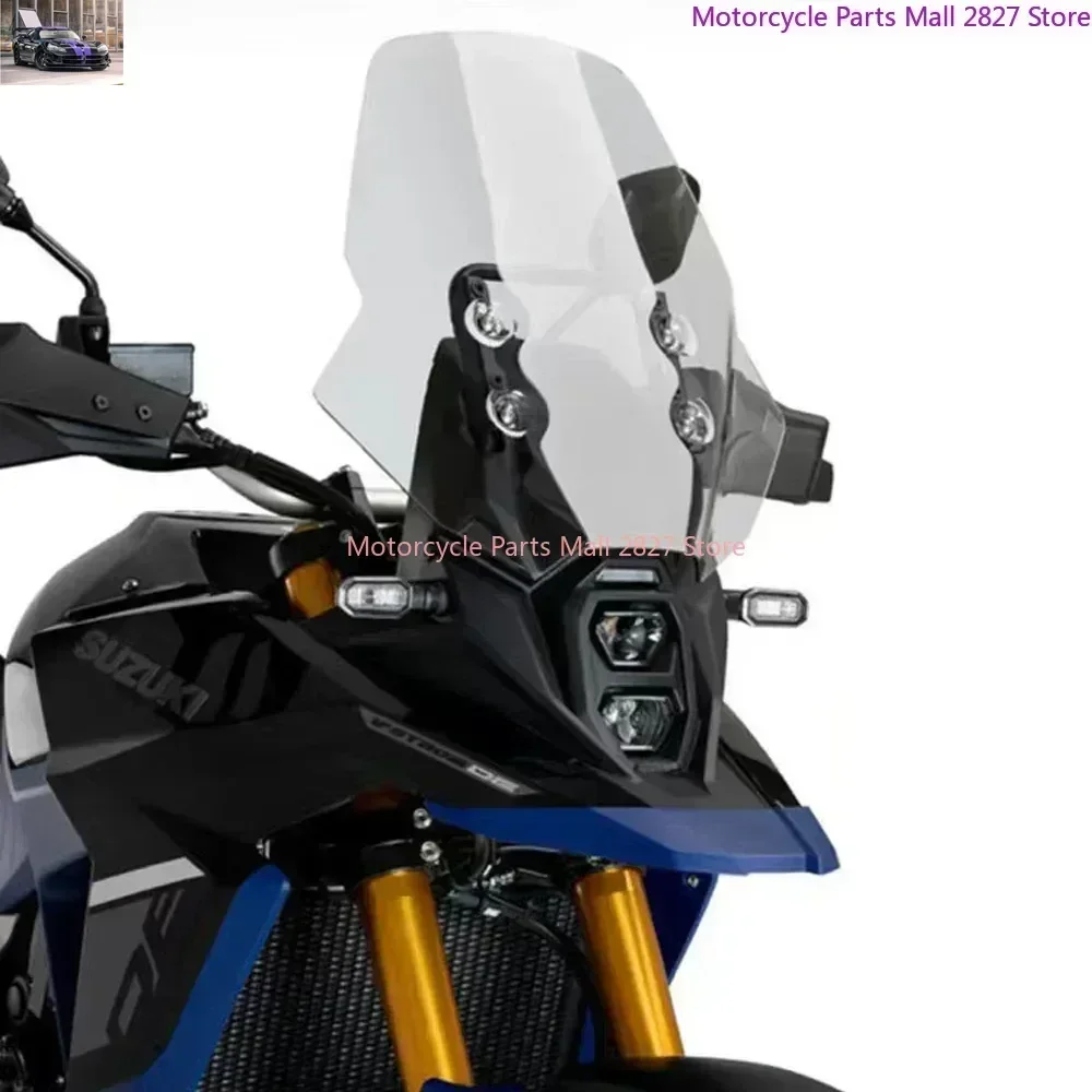 For SUZUKI V-STROM 800DE DL800DE Motorcycle Windshield Heightened Sports Front Windshield Acrylic Deflector 800DE Accessories