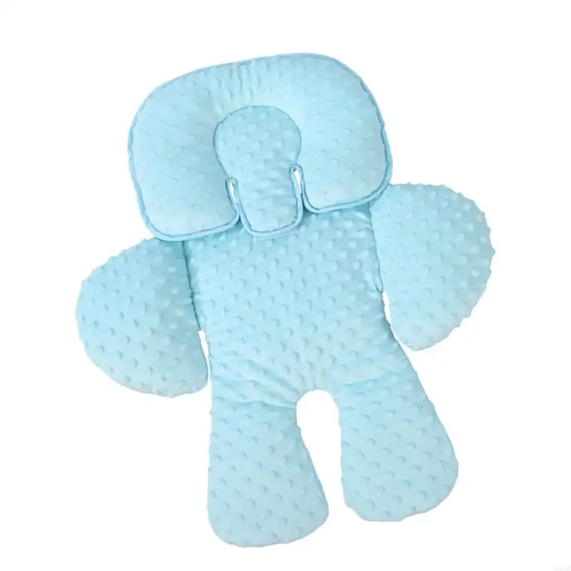 توفر وسادة مقعد السيارة للرضع دعمًا كاملًا لدعم الجسم للمولودات حديثي الولادة.