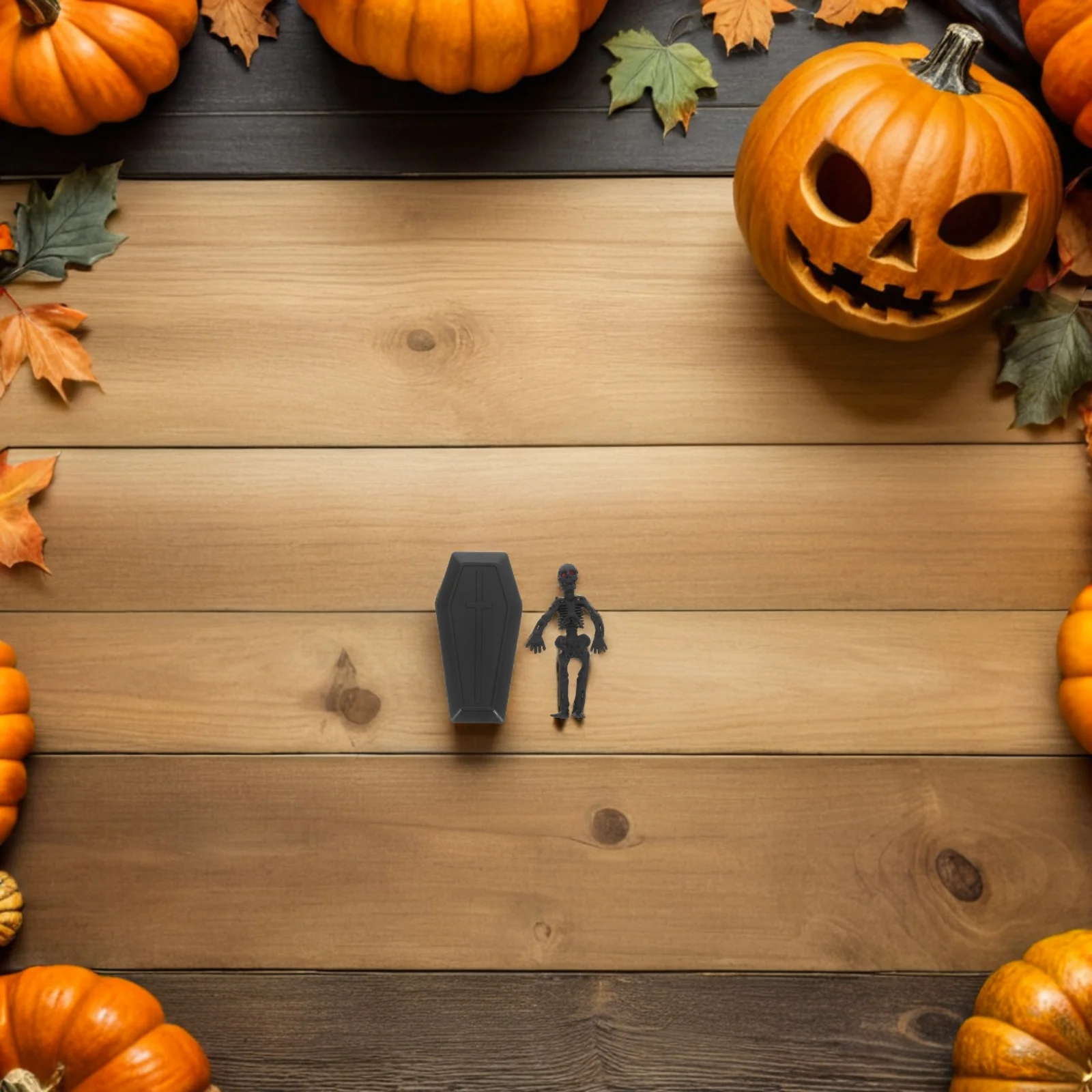 

10 set 10 Sets Mini Coffin Boxes Halloween Prank Gift Plastic Favors Treat Container Portable Reusable Small Coffin