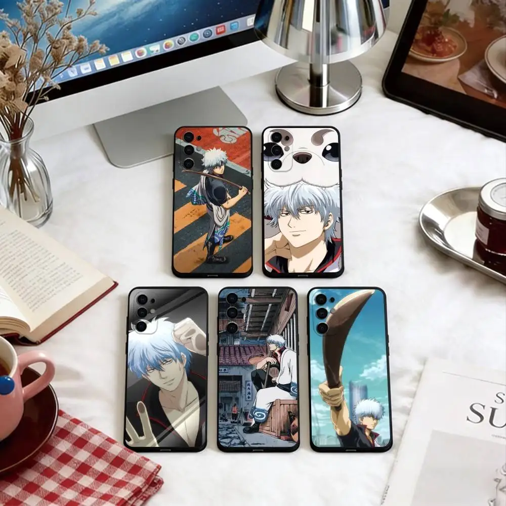 

Gintama Phone Case For Samsung S25,S24,S21,S22,S23,S30,Ultra,S20,Plus,Fe,Lite,Note,10,Soft Black Cover