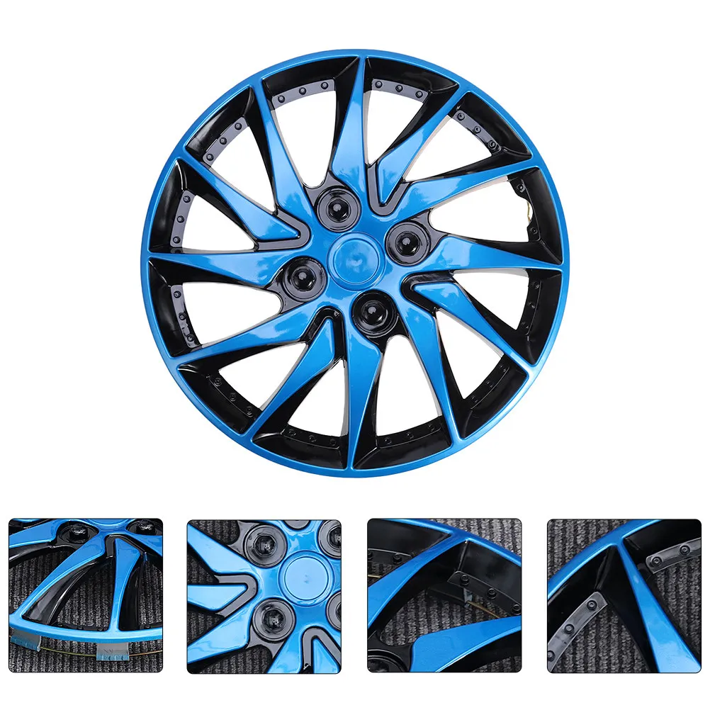 

2Pcs Wheel Hub Caps Easy DIY Replacement Upgrade PP Material Auto Rim Refit Covers -Adjust Fit Car Wheel Rim Cover