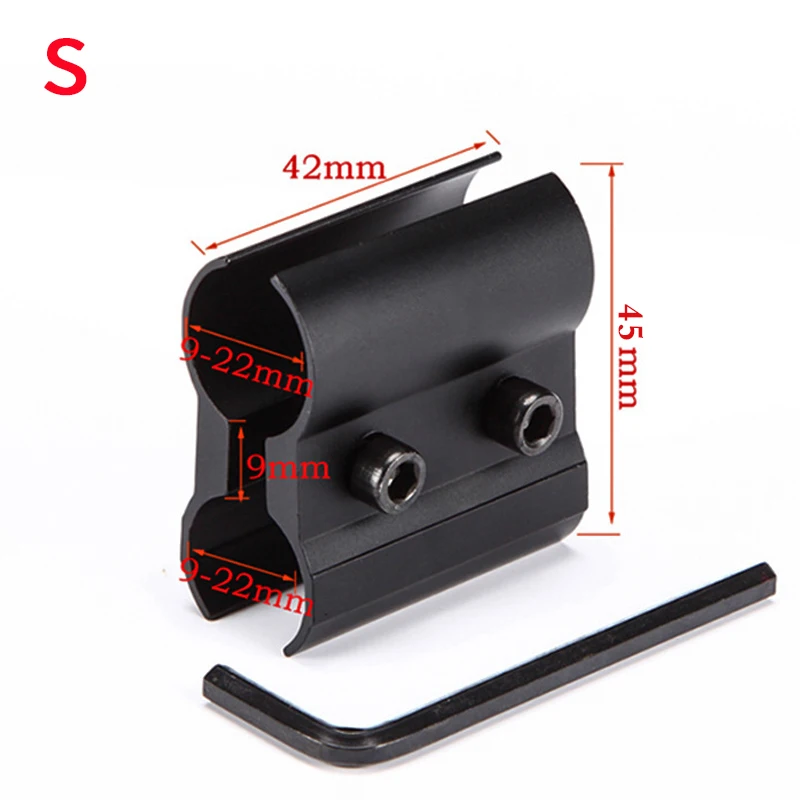 Oversized Tube Clip QQ Laser Tube Clip Clip Clip Hunting Accessories Ar15 Accessories