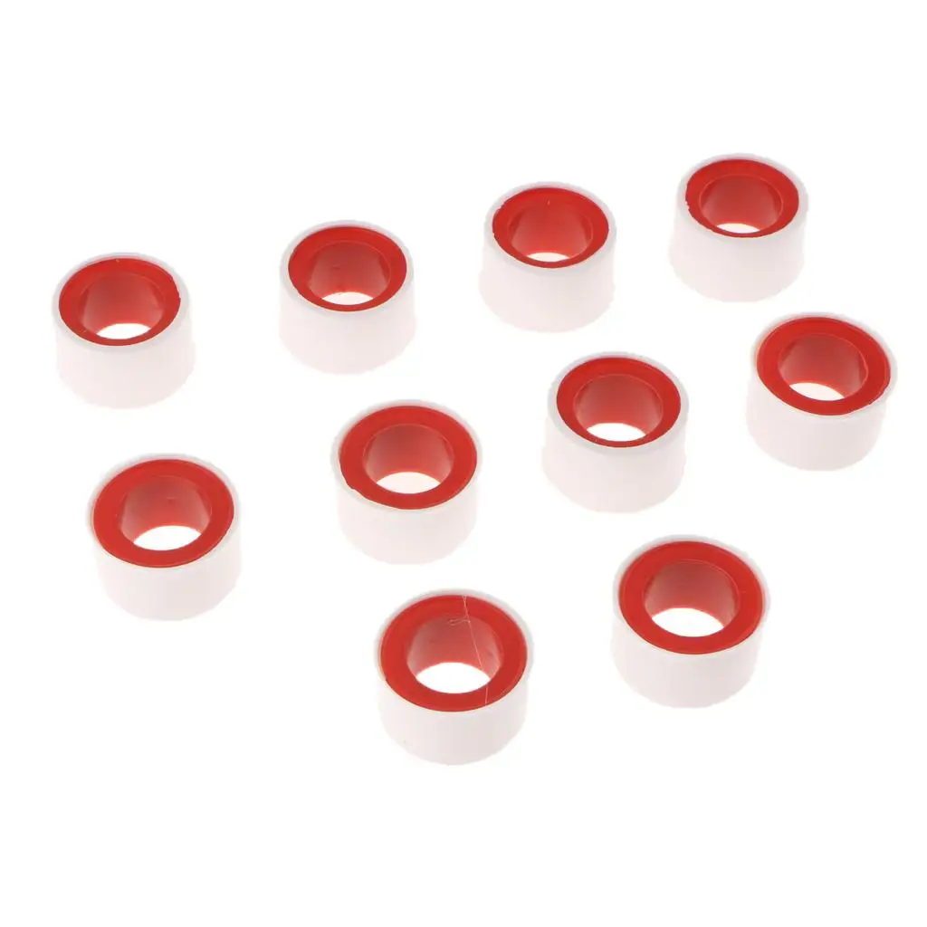 10 rotoli 1m nastro in PTFE bianco guarnizione filettata raccordo nastro idraulico dell'acqua