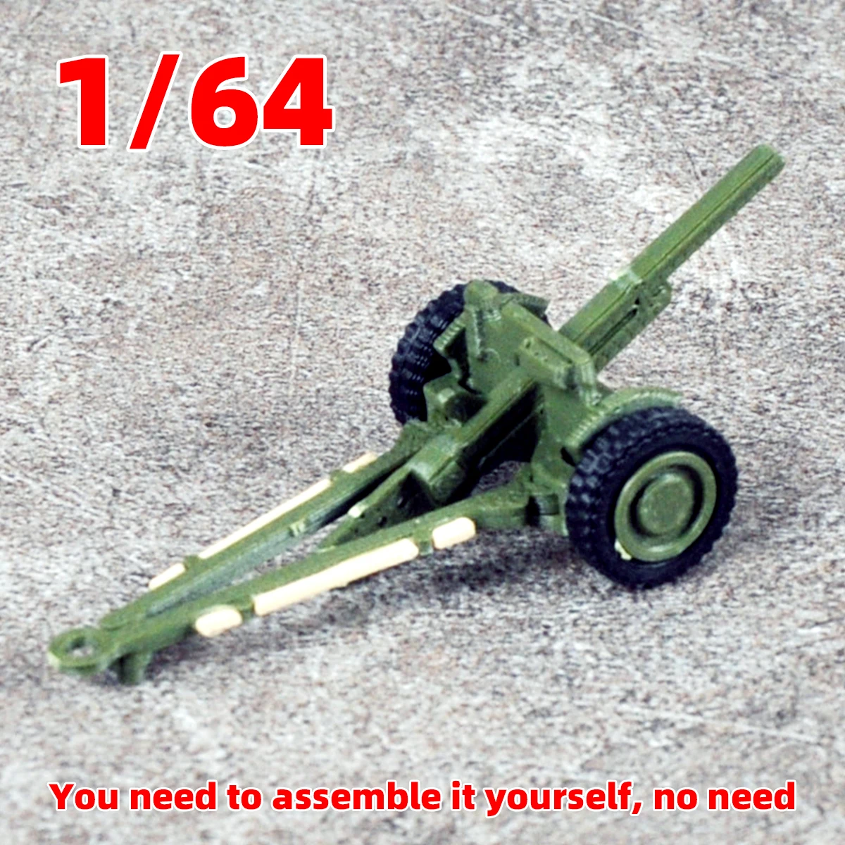 Montage-Set Statisches Plastikmodell-Kit Mehrzweck-Auto SUV Geländewagen Auto-Artillerie 1/64 – Detail 5