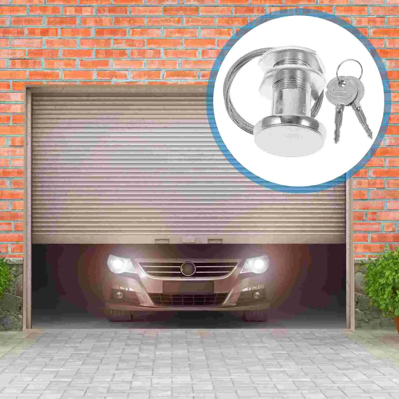 Garage Door Parts Flap Lock Locks Universal Opener Electric Hardware Kit with Keys