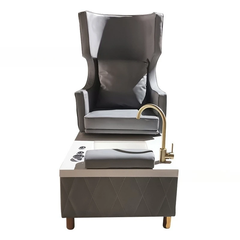 Factory Direct 2026 Multifunctional foot soaking, manicure, foot bath sofa with basin, single foot washing sofa