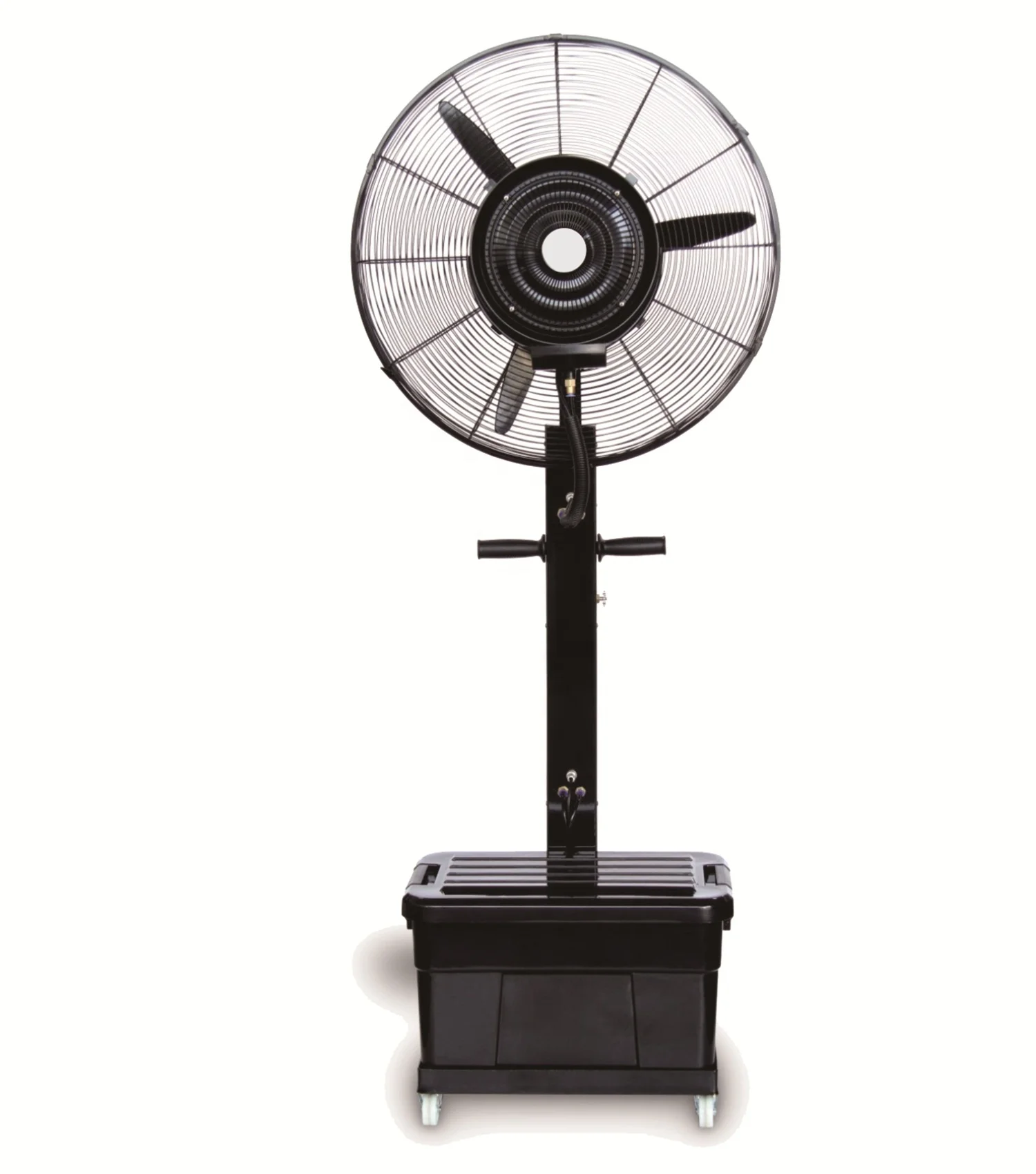 2026 High-Speed Electric Industrial Air Cooling Fan Water Tank Floor Mounted Wall-Attached Standing Mist Spray Cooler For Indust