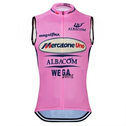 Marco Pantani Cycling Windvest Bike Wind Vest Team Mercatone Uno Summer Wind Gilet Duick-Dry Cloth Ropa Ciclismo