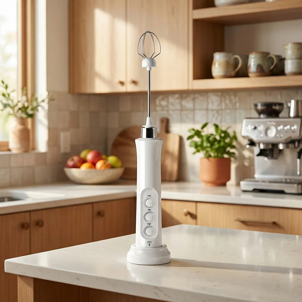 

Портативный беспроводной электрический вспениватель молока с 3 скоростями, USB-зарядка, для латте, капучино, горячего шоколада