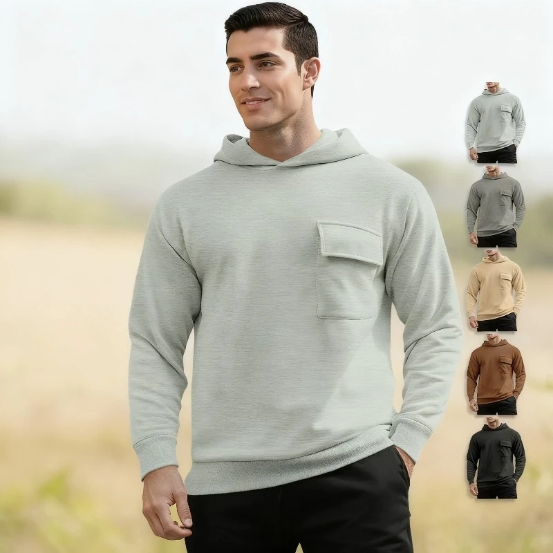 

2025 New Oversized Hoodie, Winter Fleece Pullover with Pocket, Casual Streetwear Sweatshirt for Women Men