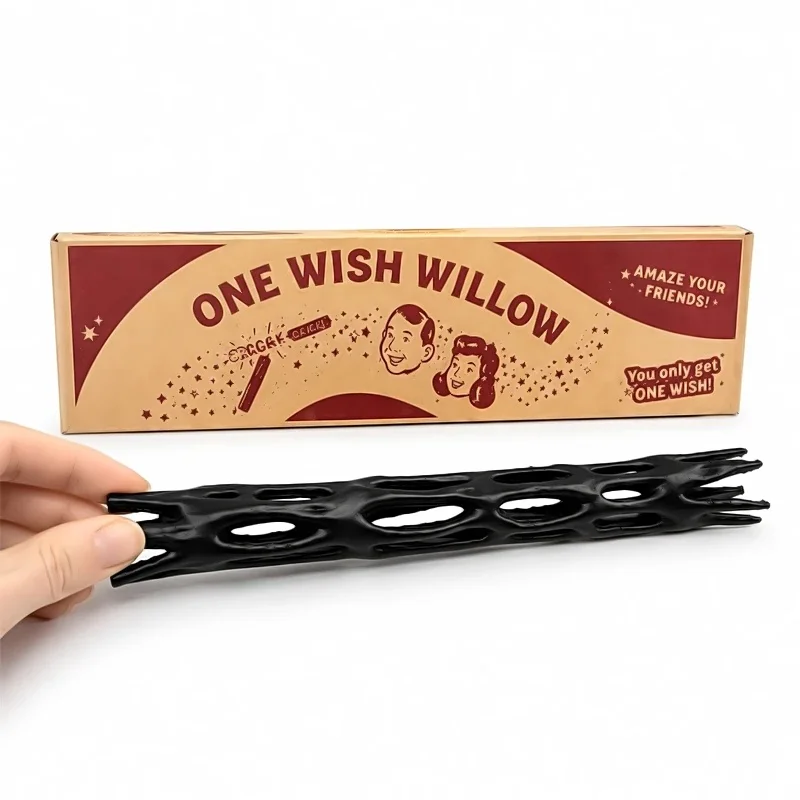 3D Printed Wish Tree Snap Stick with Storage Box Tactile Fidget Ornament Anxiety Relief Desktop Decor Novelty Present