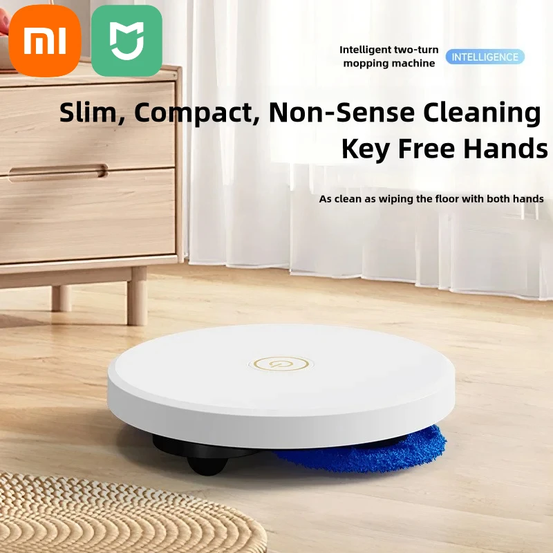 Xiaomi 3 In 1 Intelligent Sweeping Robot Home Vacuum Cleaner Machine USB Charging Strong Suction Capabilities Slim Compact New