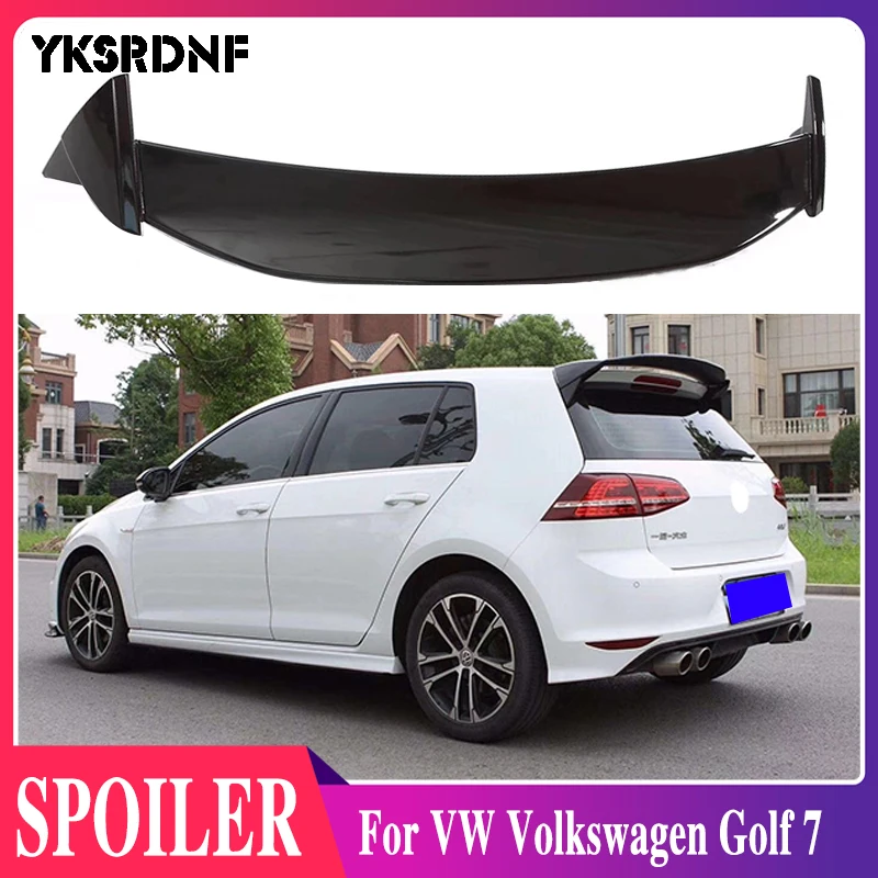 Aspec Style ABS Car Rear Roof Spoiler Wing Window Lip for VW Volkswagen Golf 7 2014 - 2018 MK7 7 / 7. 5 Standard Only