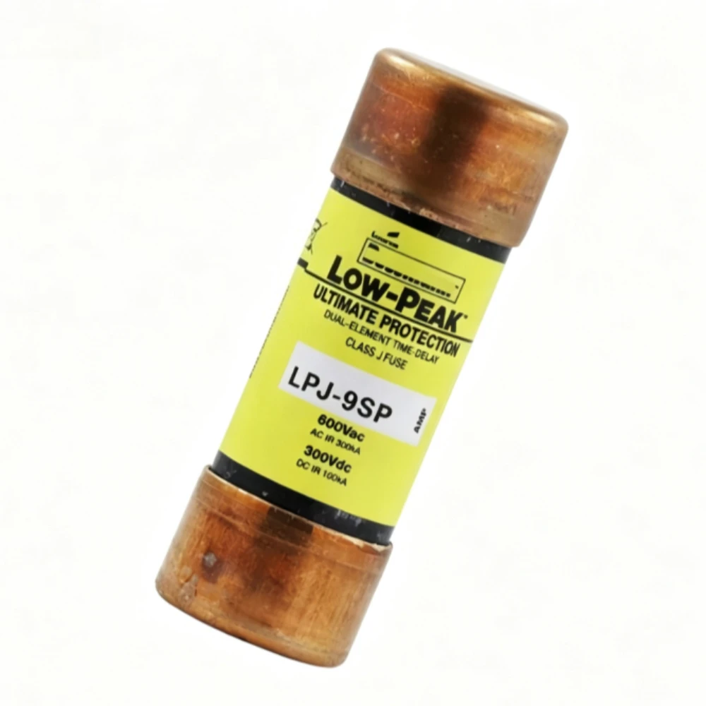 5Pcs LPJ9SP 9A 600VAC 300VDC Class J Time Delay Fuse, Dual-Element Current Limiting Low-Peak Industrial Circuit Protection