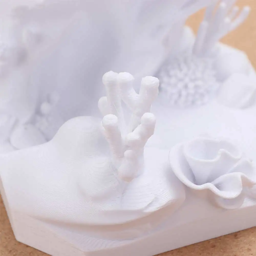 3D Printed Fish Tank Coral Reef Landscaping Plastic Natural Looking Artificial Coral Reef Decor Irregular