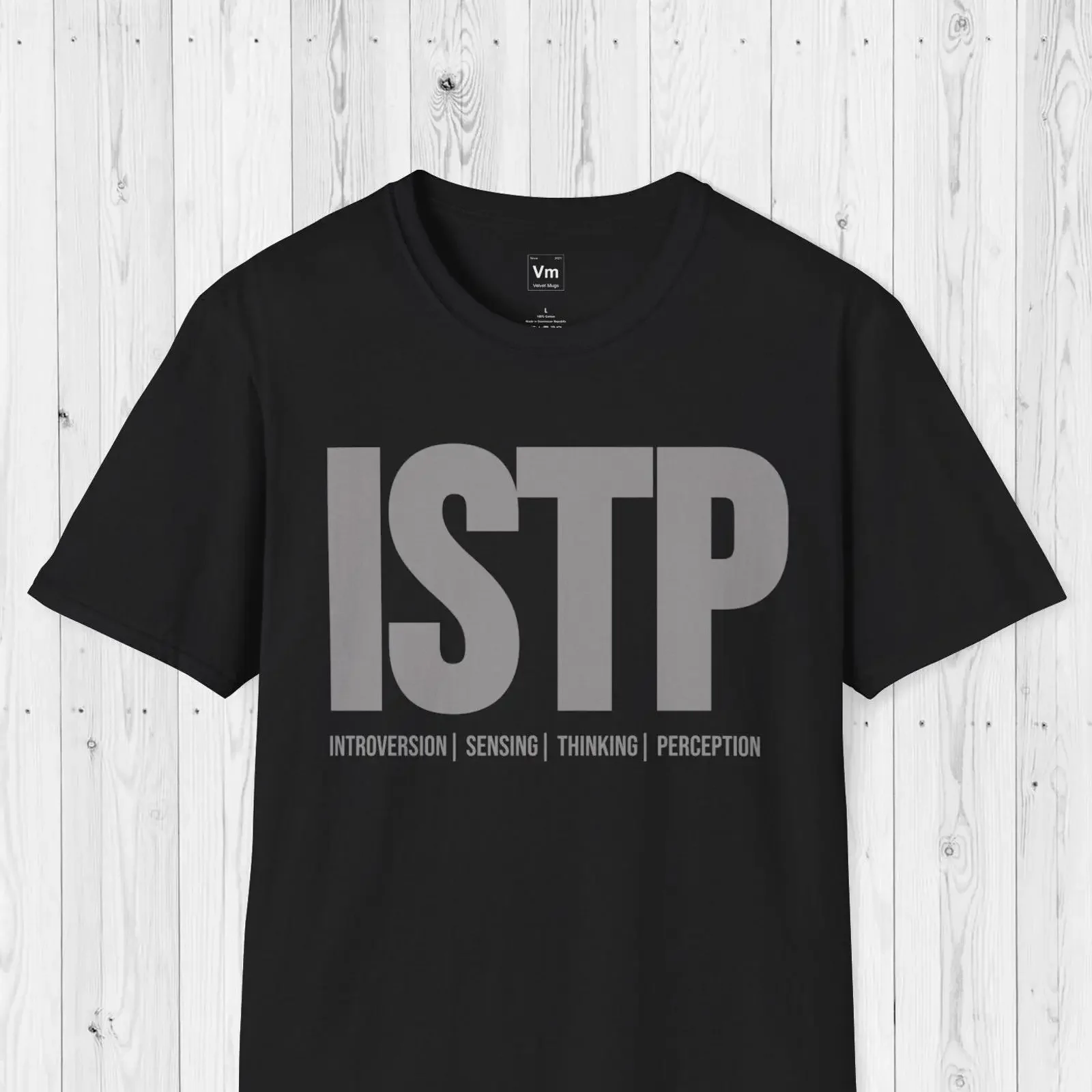 ISTP Personality Type T Shirt  Myers Briggs Types vintage Washed Versatile Casual Soft Unisex streetwear Stylish homme fashion