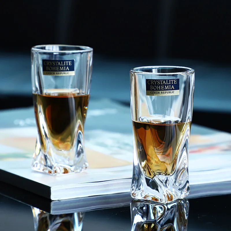 

Lead Free Crystal Transparent Glass Wine Glass with Certainty White Wine Glass 50ml Foreign Wine Cup