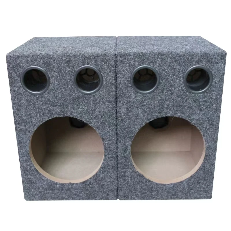 

1 DIY 4inch 5inch 6.5inch Dual-Hole Breathable Tweeter Mounting Position Desktop Speaker Cabinet