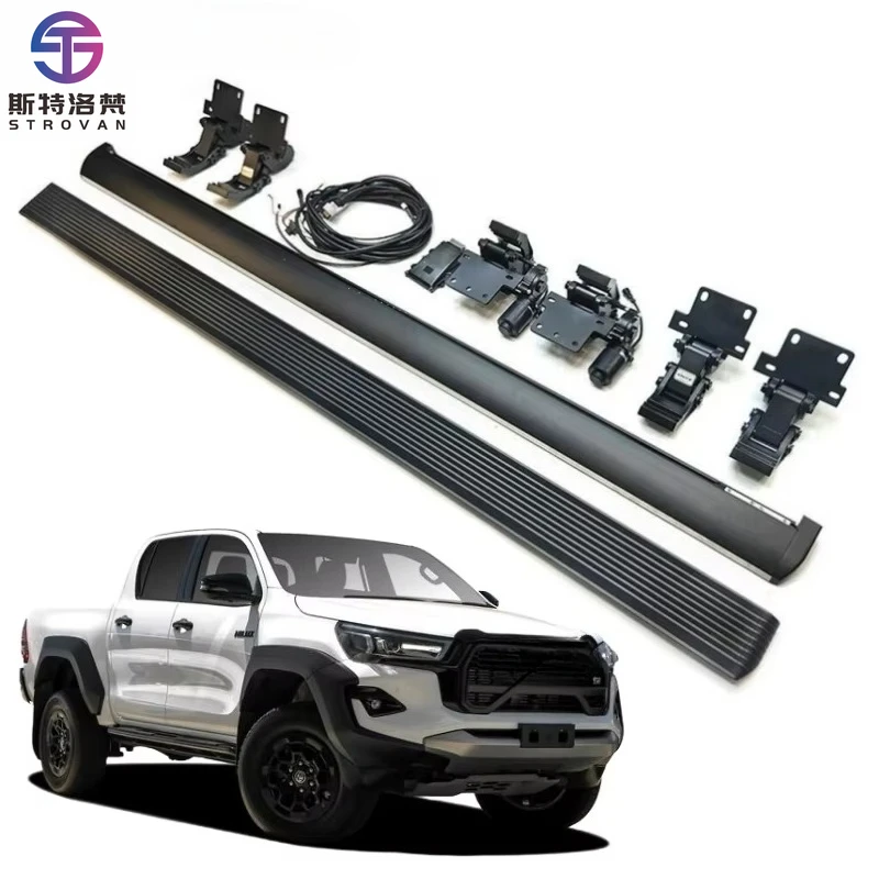 

STLF CLRAK 2007 2008 2025 Model Hilux Revo N80 Gd6 Auto Retractable Power Running Boards Electric Side Steps with Light