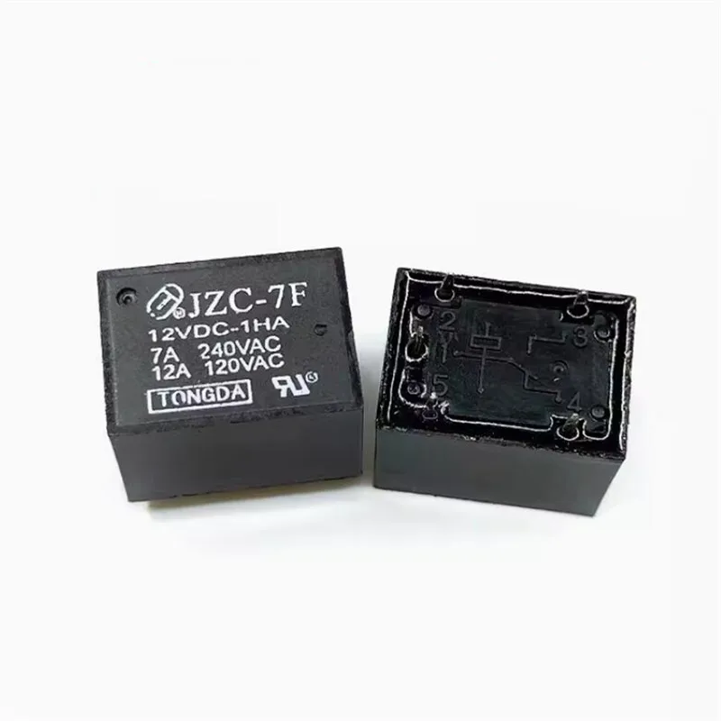 NEW relay JZC-7F 12VDC-1HA  JZC7F 12VDC1HA 12V 12VDC12DCV  12A 5PIN