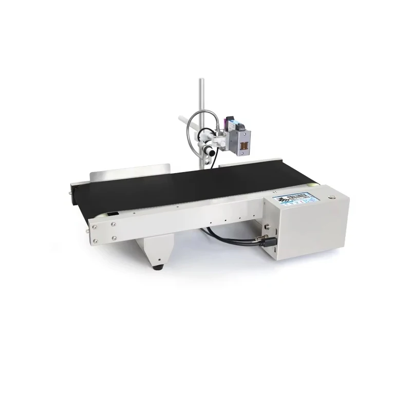 SP130 2-in-1 4,3-Zoll-Touchscreen-Desktop-Förderband, Tintenstrahl-Codierungsdrucker, automatische Ablaufdatum-Druckermaschine
