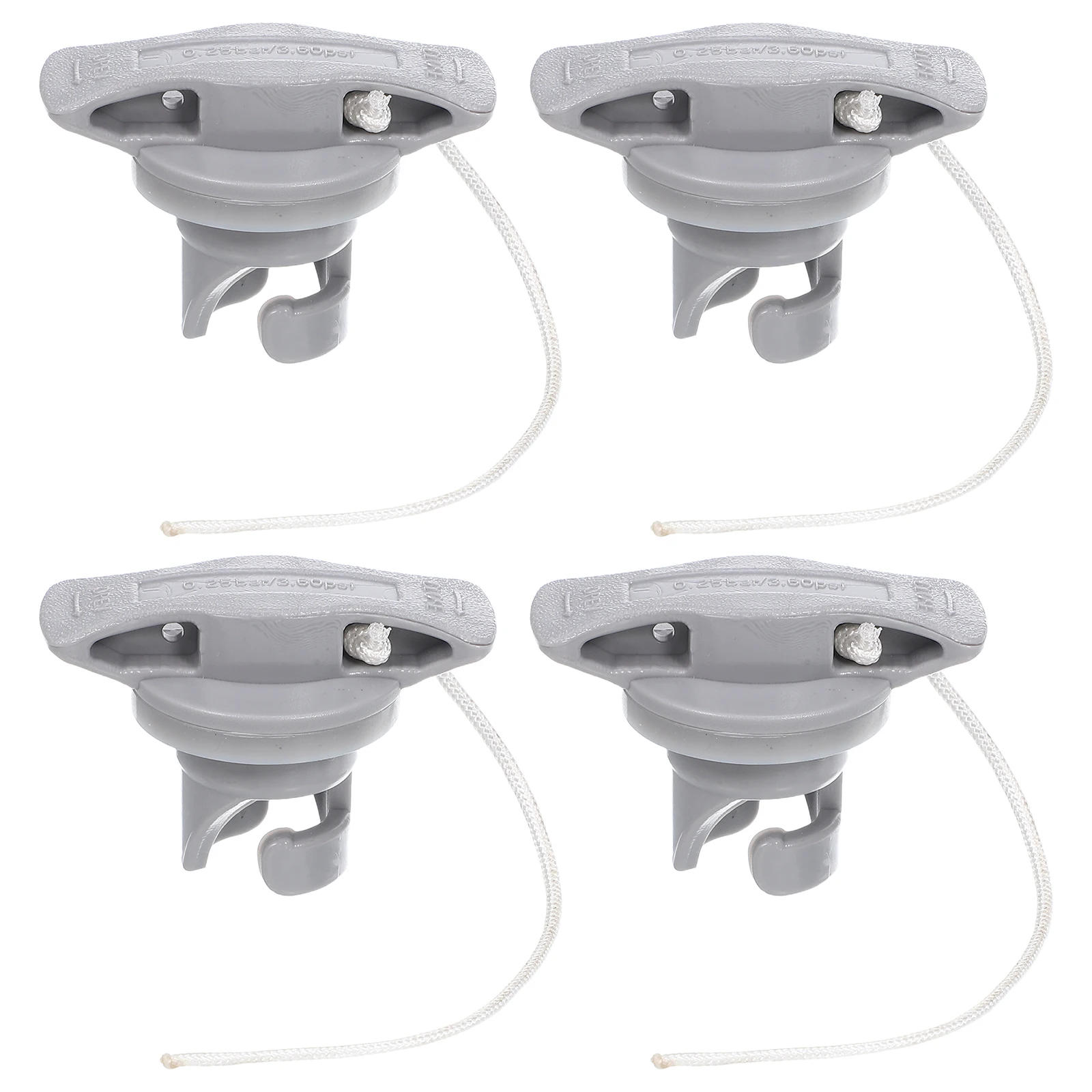 

4pcs Air Valve Cover Kayak Boat Wear resistant Replaceable Plugs PVC Material Fits Inflatable Surfboard Valves Accessories