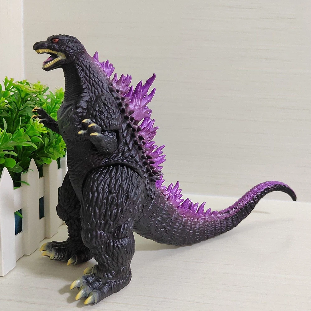 Godzilla Action Figure King Of The Monsters First Generation Anime Collect Model 22cm Soft Glue Dinosaur Kids Toys For Children